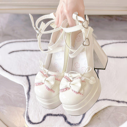 Elegant Bow Heels Shoes SE23770