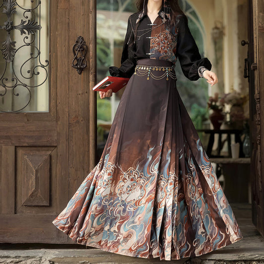 Deer Tassel Hanfu Skirt Set SE23897