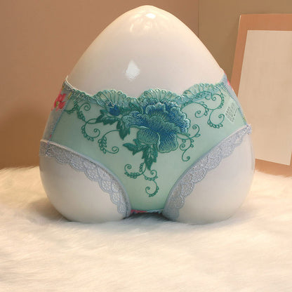 Lace Flower Embroidered Panties SE23619