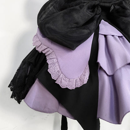 Gothic Purple Dress with Bows SE23920