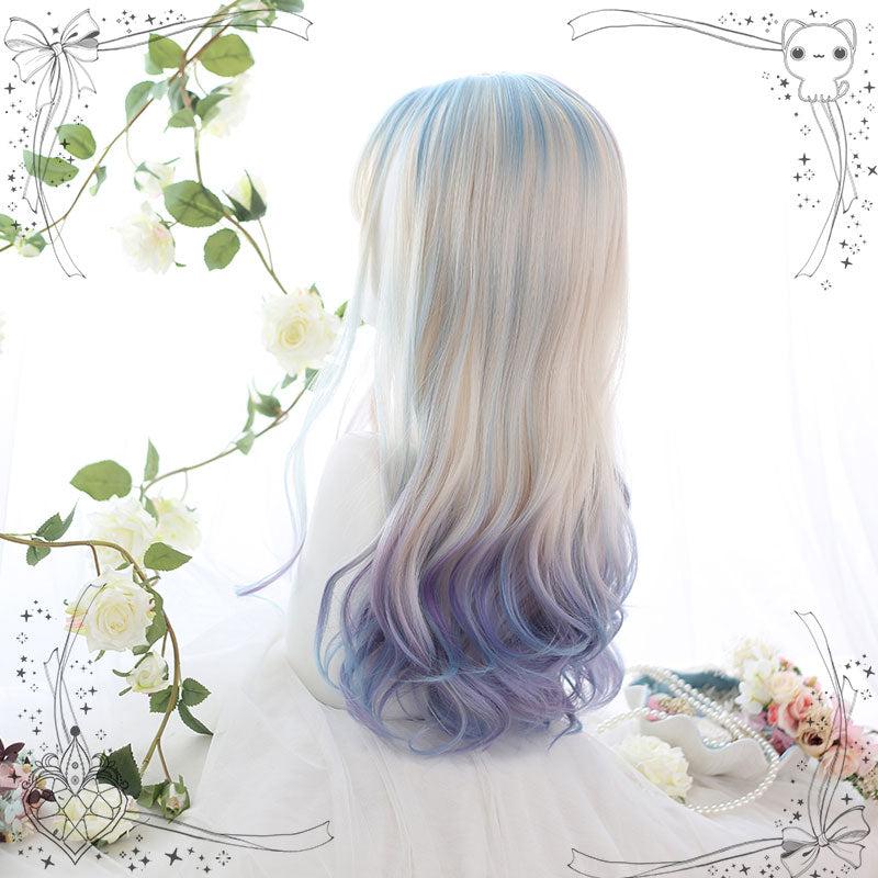 Purple Gradient Wigs SE23293