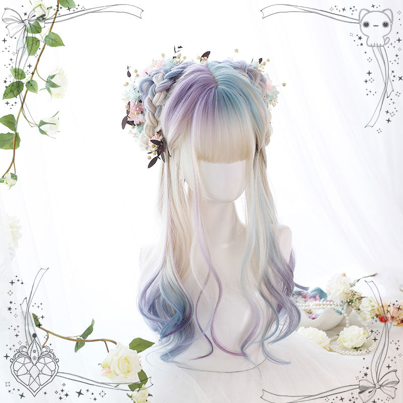 Purple Gradient Wigs SE23293