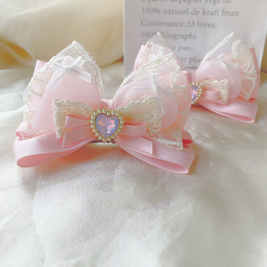 Pink Bow Hairpin SE23929
