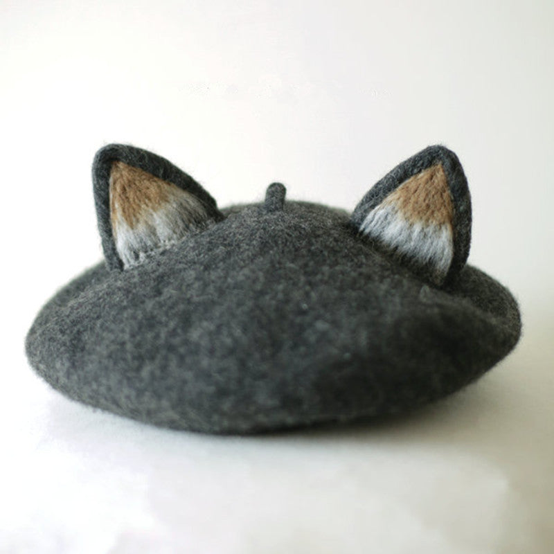 Lovely Fox Ears Beret SE9669