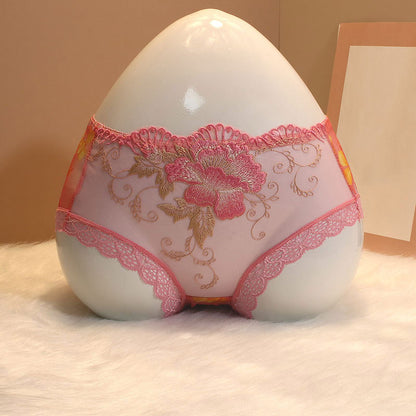 Lace Flower Embroidered Panties SE23619