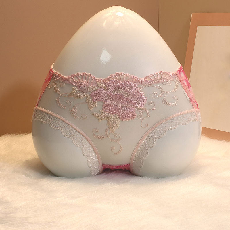 Lace Flower Embroidered Panties SE23619