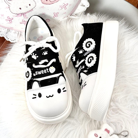 Sweet Strawberry Cat Shoes SE23937