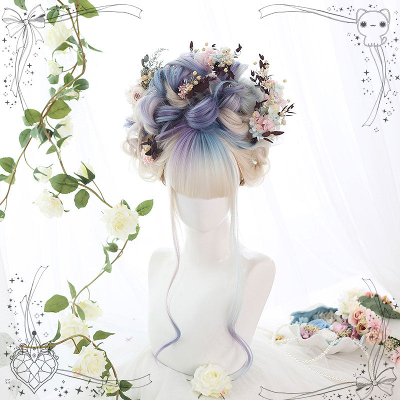 Purple Gradient Wigs SE23293