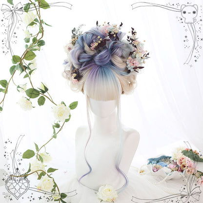 Purple Gradient Wigs SE23293