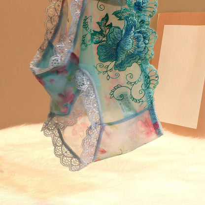 Lace Flower Embroidered Panties SE23619