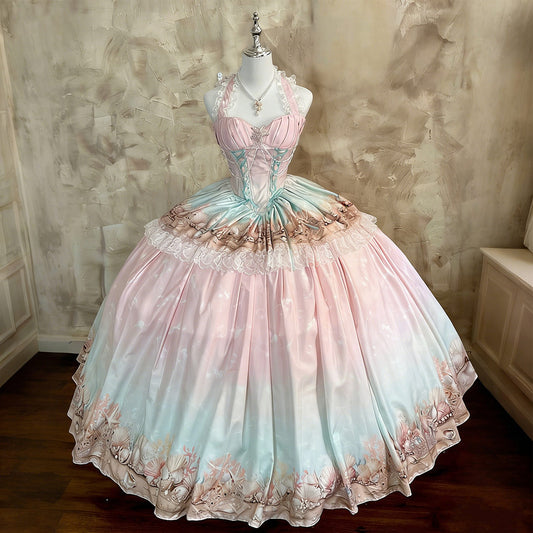 Ocean Print Lolita Princess Dress SE23862