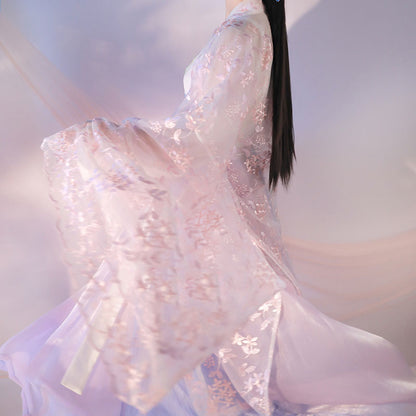 Pastel Flower Hanfu Dress Set SE22685