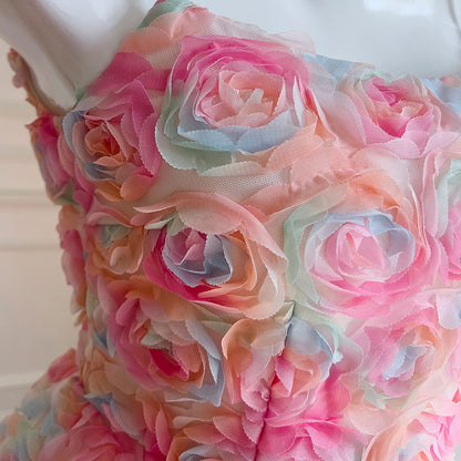 Pastel Mesh Floral Dress SE22858