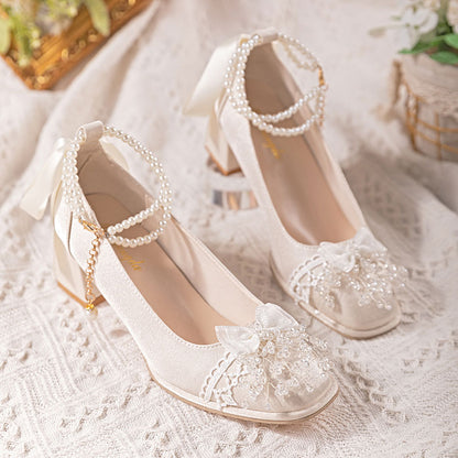 Pearl Butterfly Flower Shoes SE23371