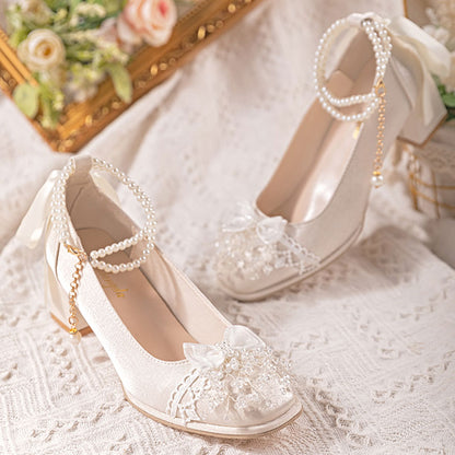 Pearl Butterfly Flower Shoes SE23371