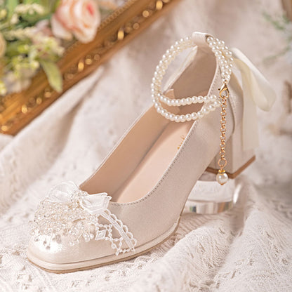 Pearl Butterfly Flower Shoes SE23371