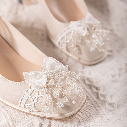 Pearl Butterfly Flower Shoes SE23371
