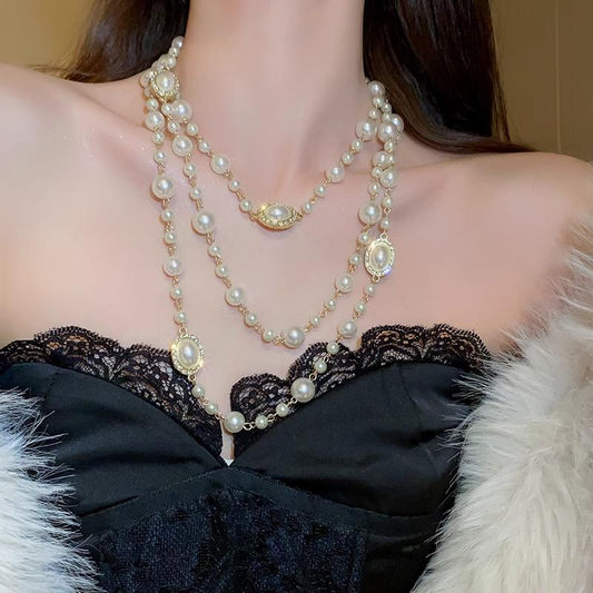 Pearl Sweater Necklace SE23673