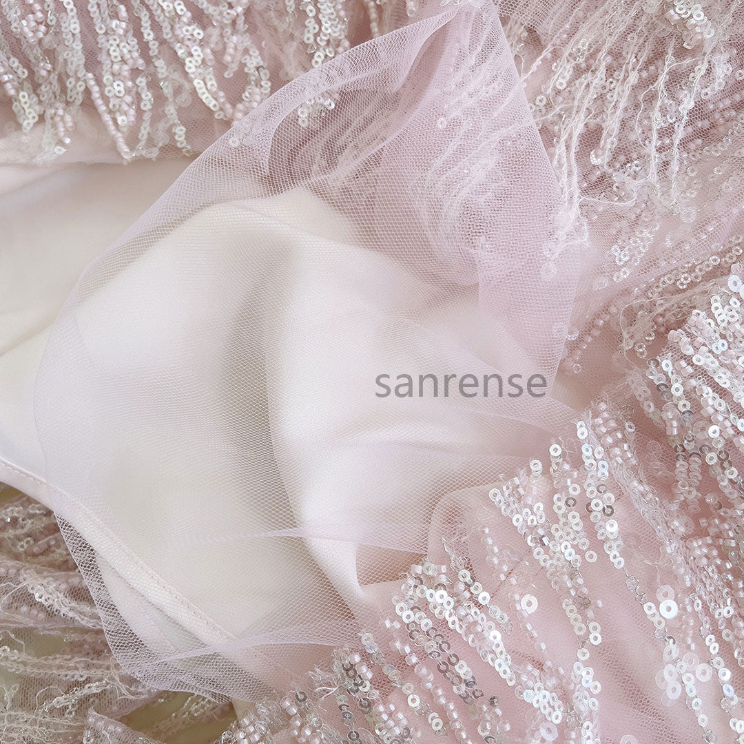Pink Beaded Dress SE23313