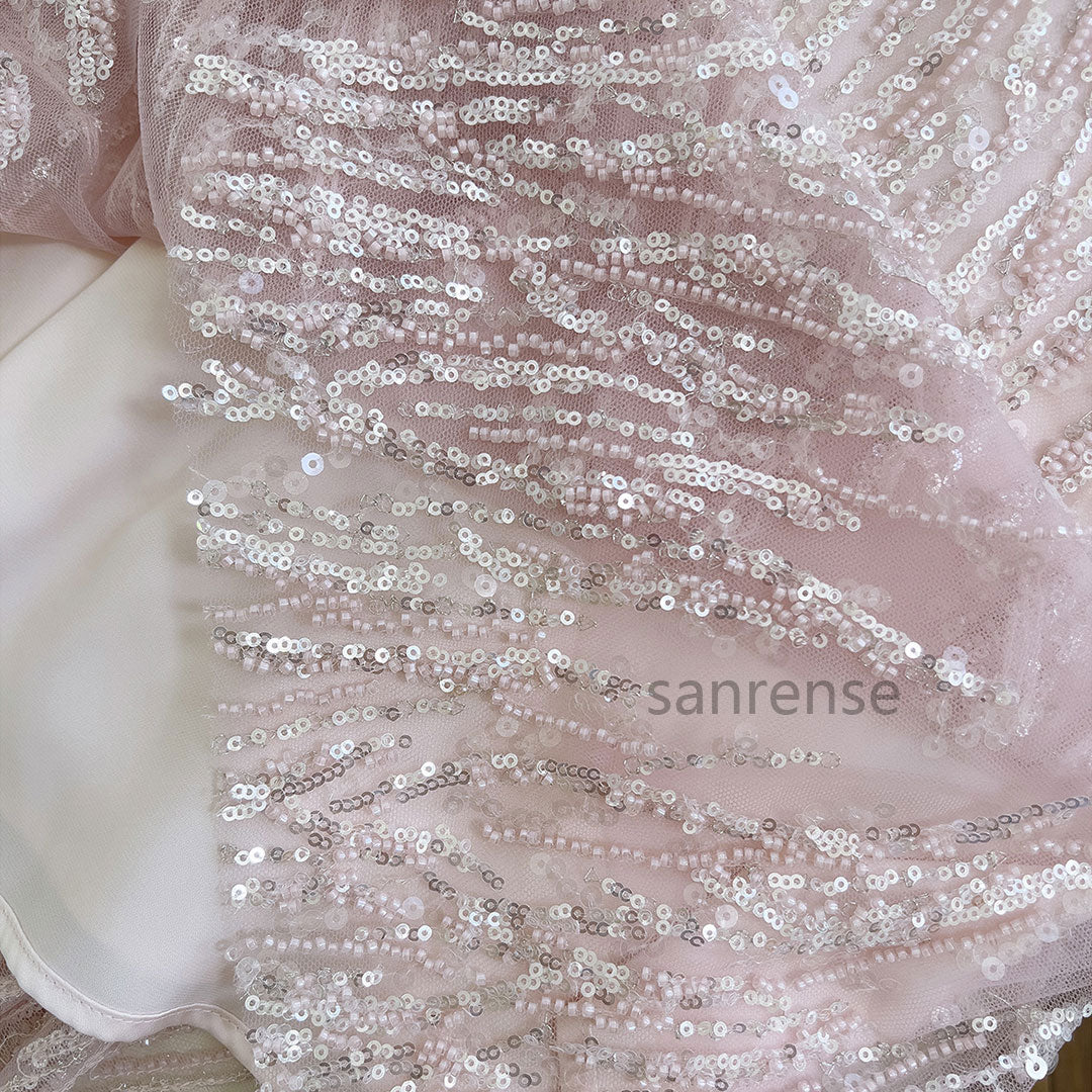 Pink Beaded Dress SE23313