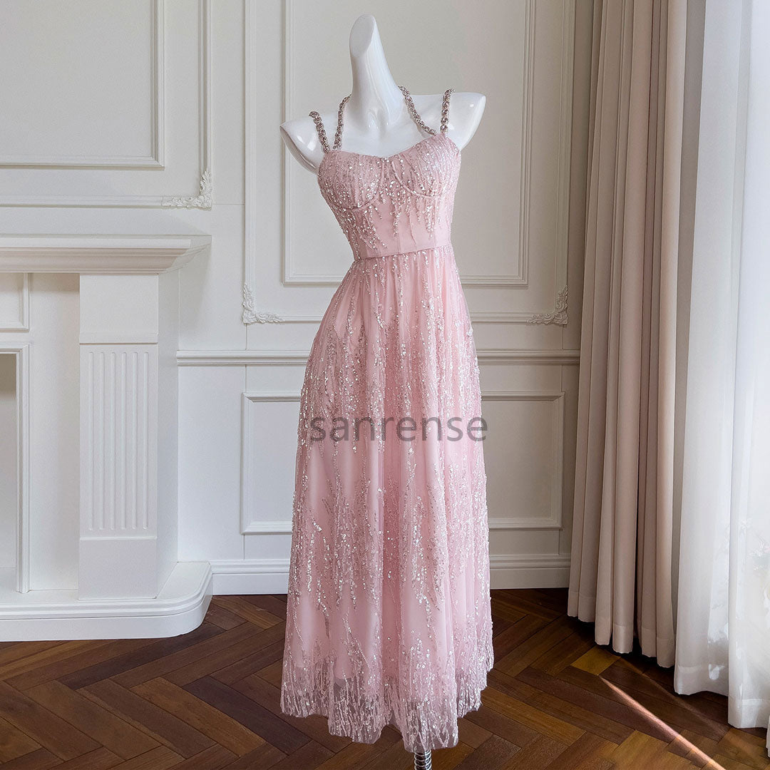Pink Beaded Dress SE23313