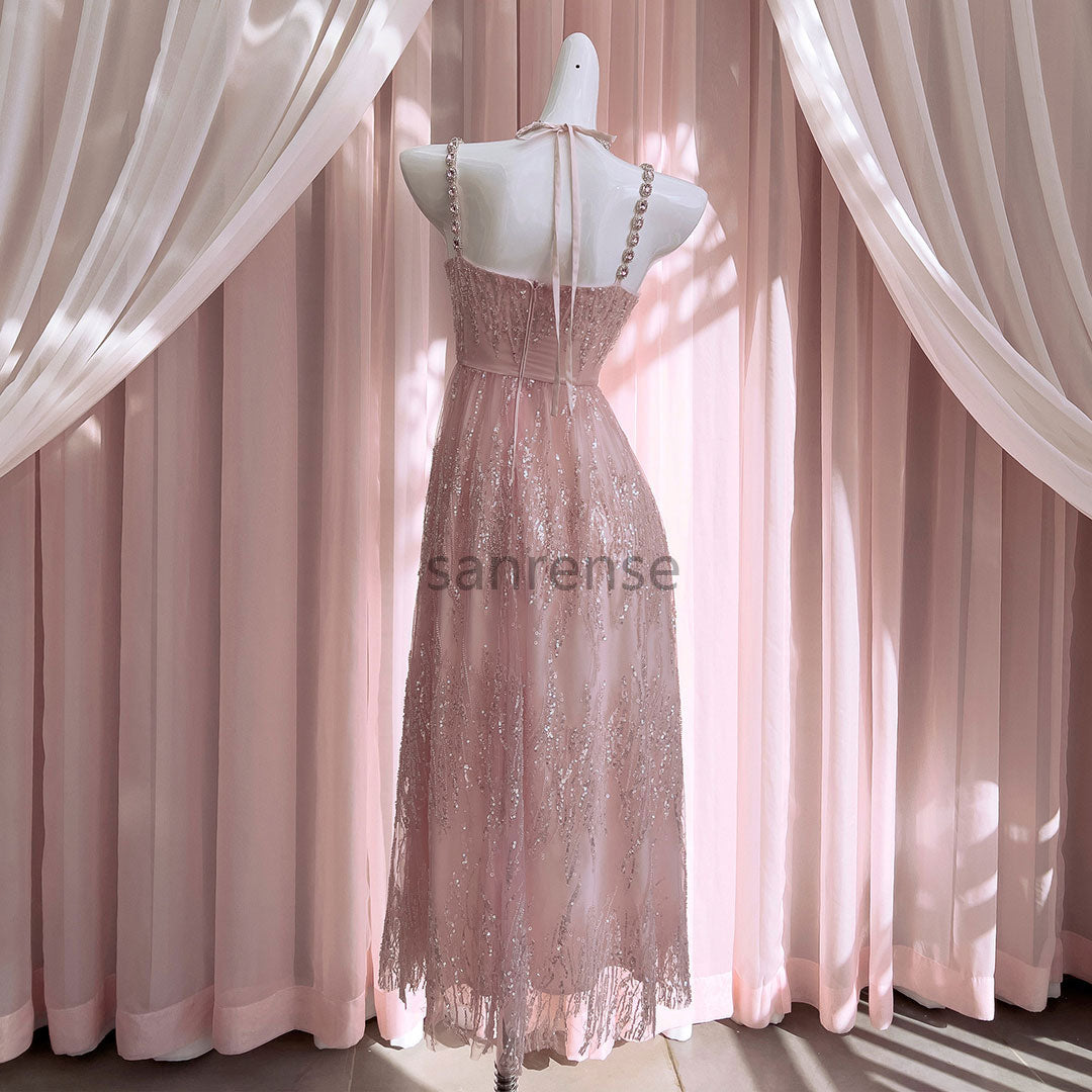 Pink Beaded Dress SE23313