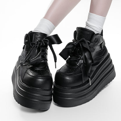Platform Sneakers with Angel Wing SE23852
