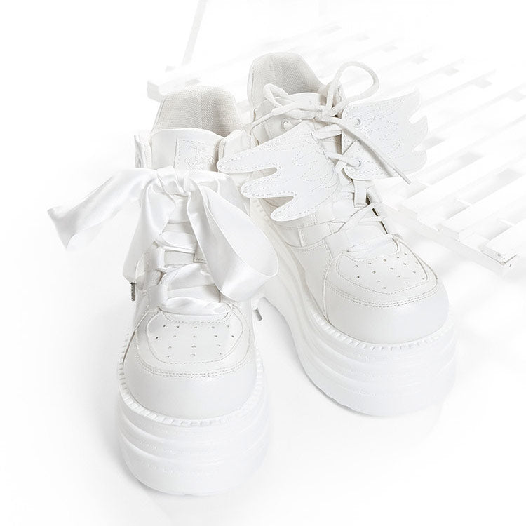 Platform Sneakers with Angel Wing SE23852