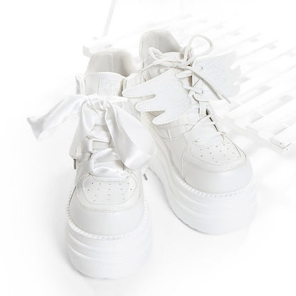 Platform Sneakers with Angel Wing SE23852