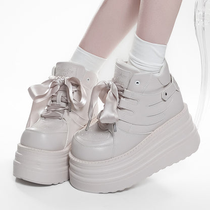 Platform Sneakers with Angel Wing SE23852