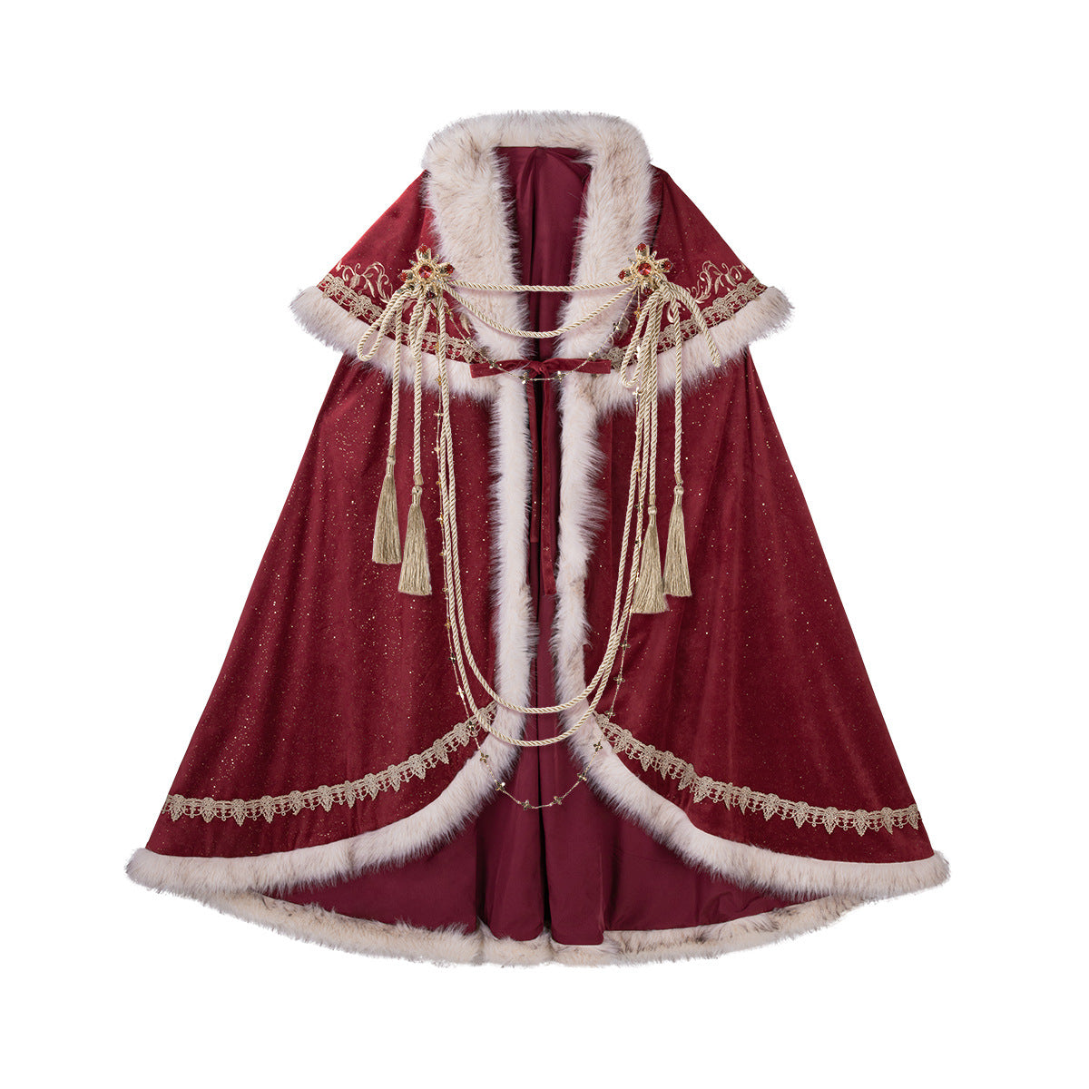 Plush Hooded Cape SE23839