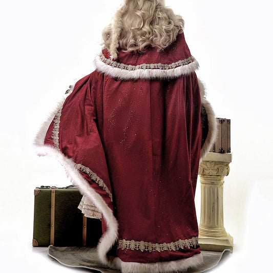 Plush Hooded Cape SE23839