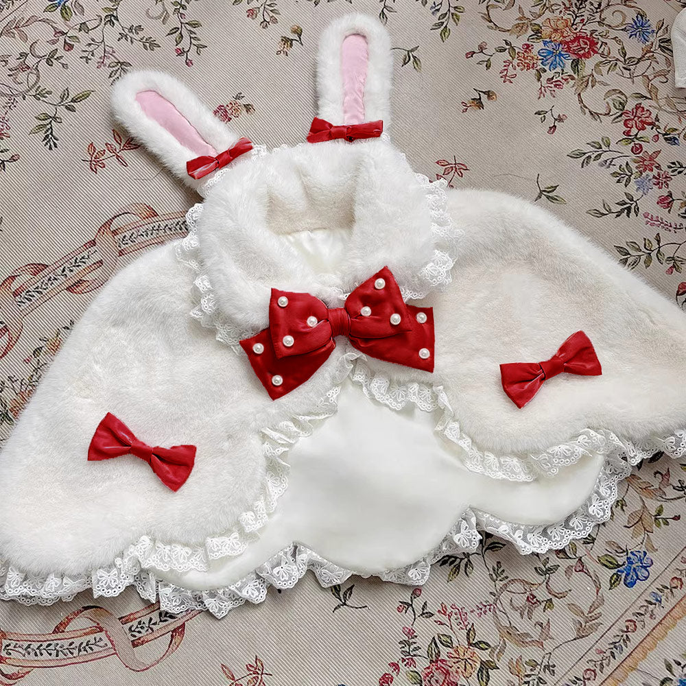 Rabbit Bow Cape Coat SE23768