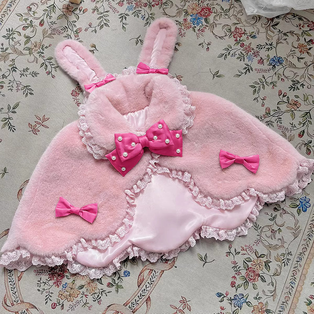 Rabbit Bow Cape Coat SE23768