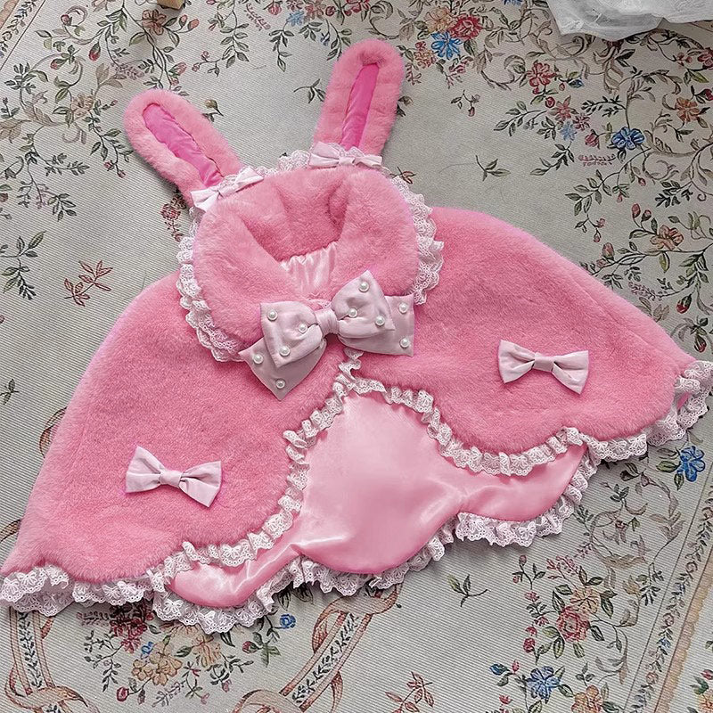 Rabbit Bow Cape Coat SE23768