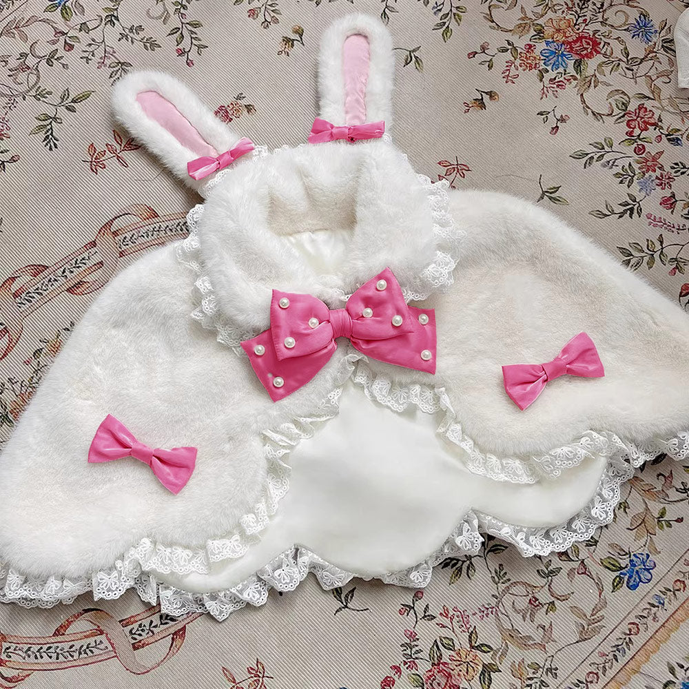 Rabbit Bow Cape Coat SE23768