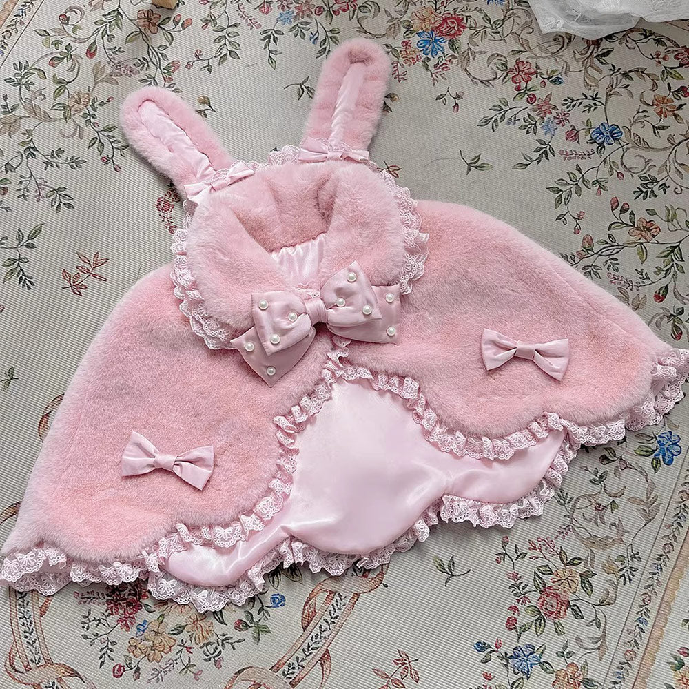 Rabbit Bow Cape Coat SE23768
