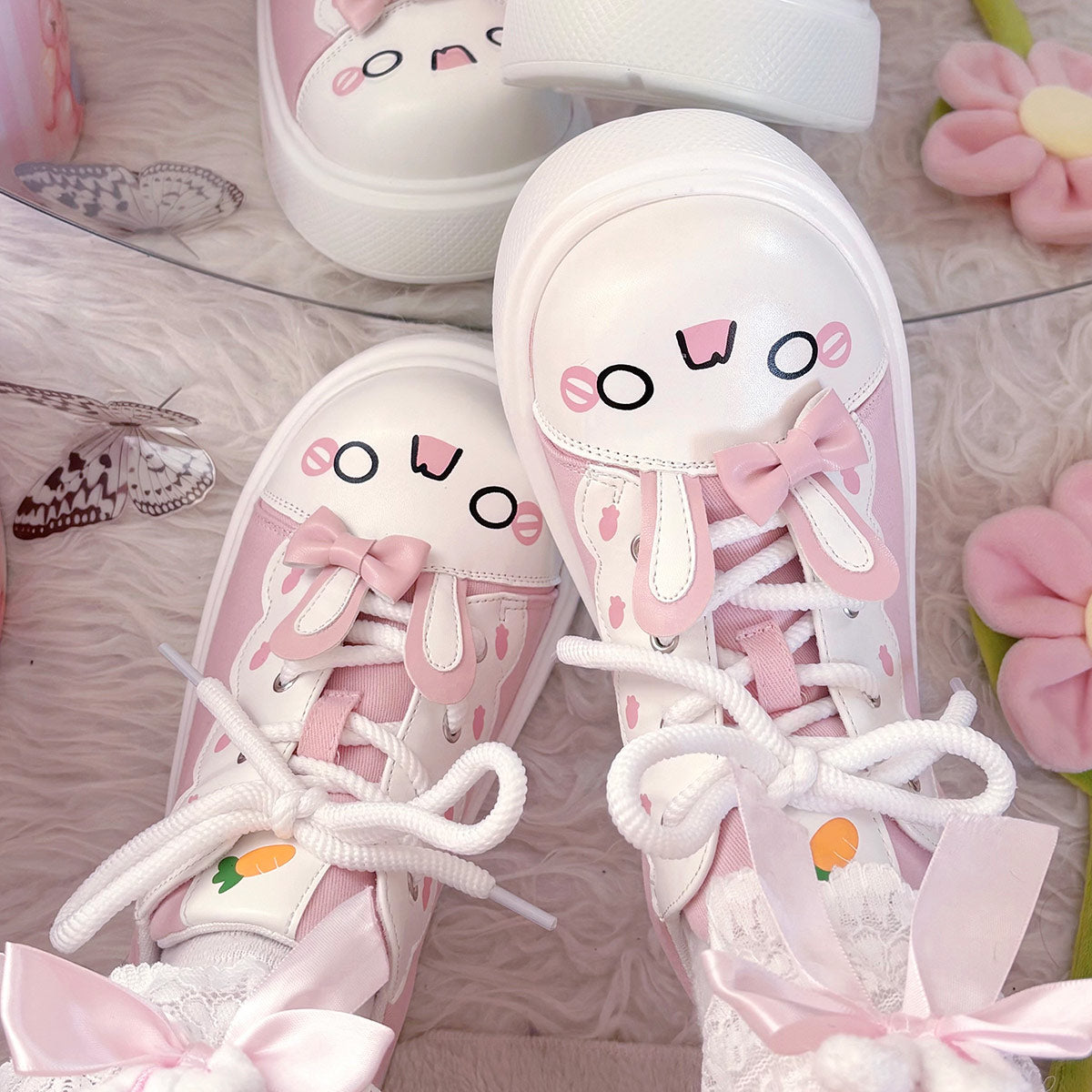 Rabbit Ear Bow Canvas Shoes SE23914