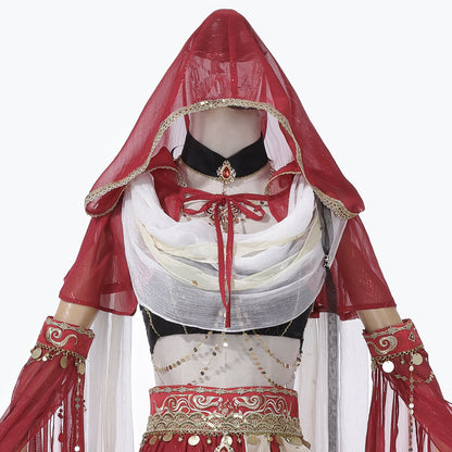Red Desert Dancer Cosplay Skirt Set SE23864