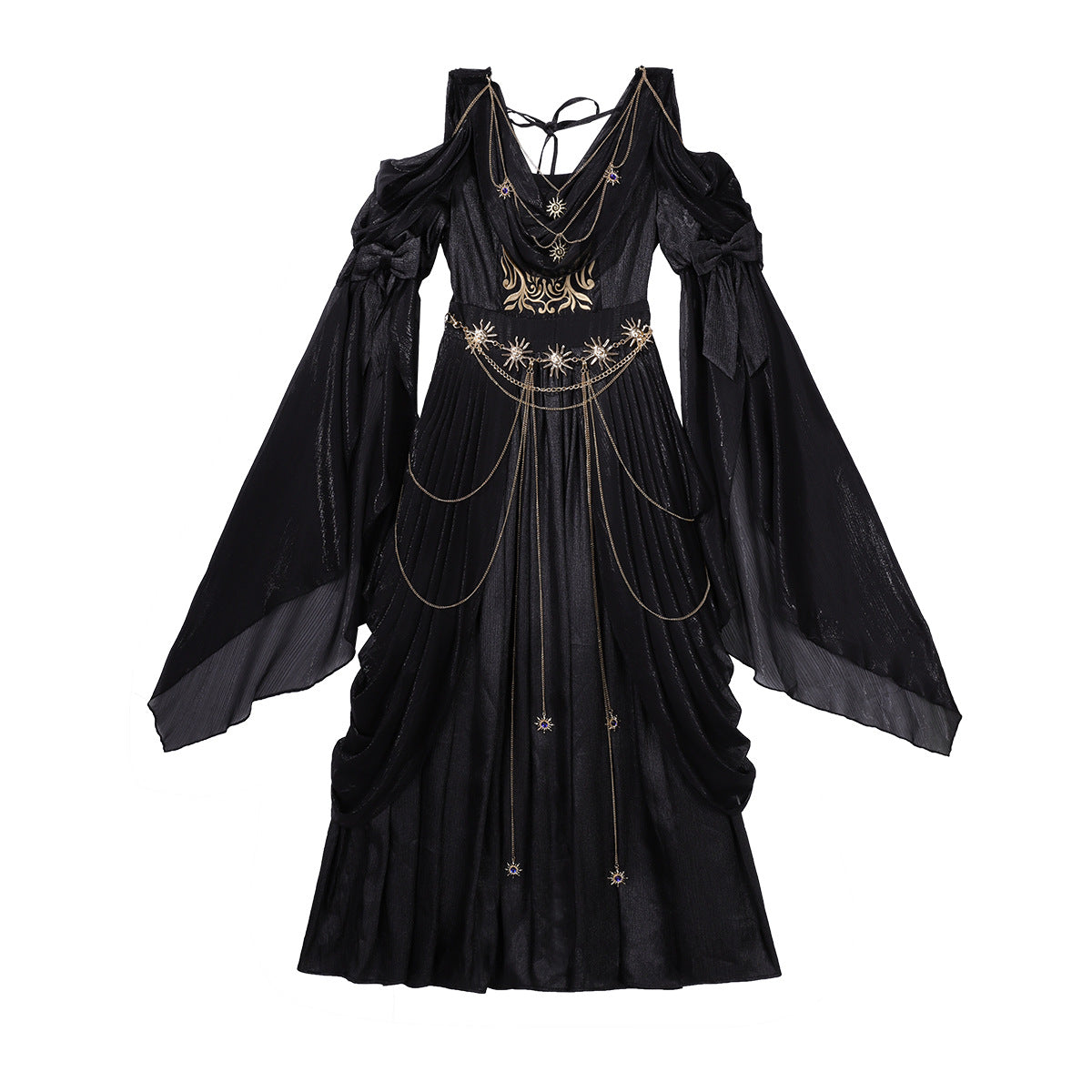 Retro Black Flower Dress SE23713