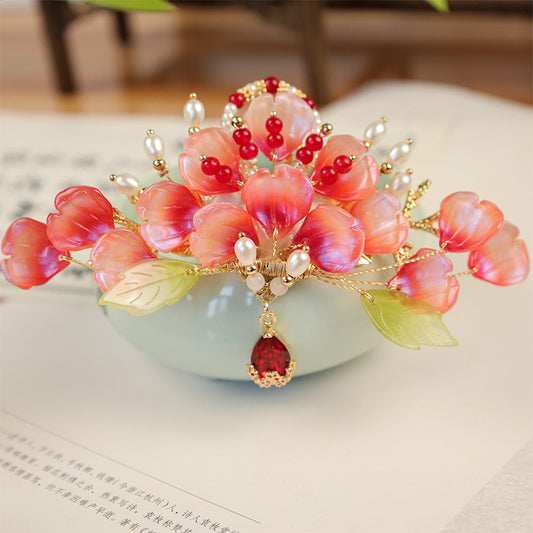 Retro Floral Headpiece SE23949