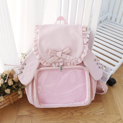 Ruffled Bowknot Rabbit Backpack SE23805