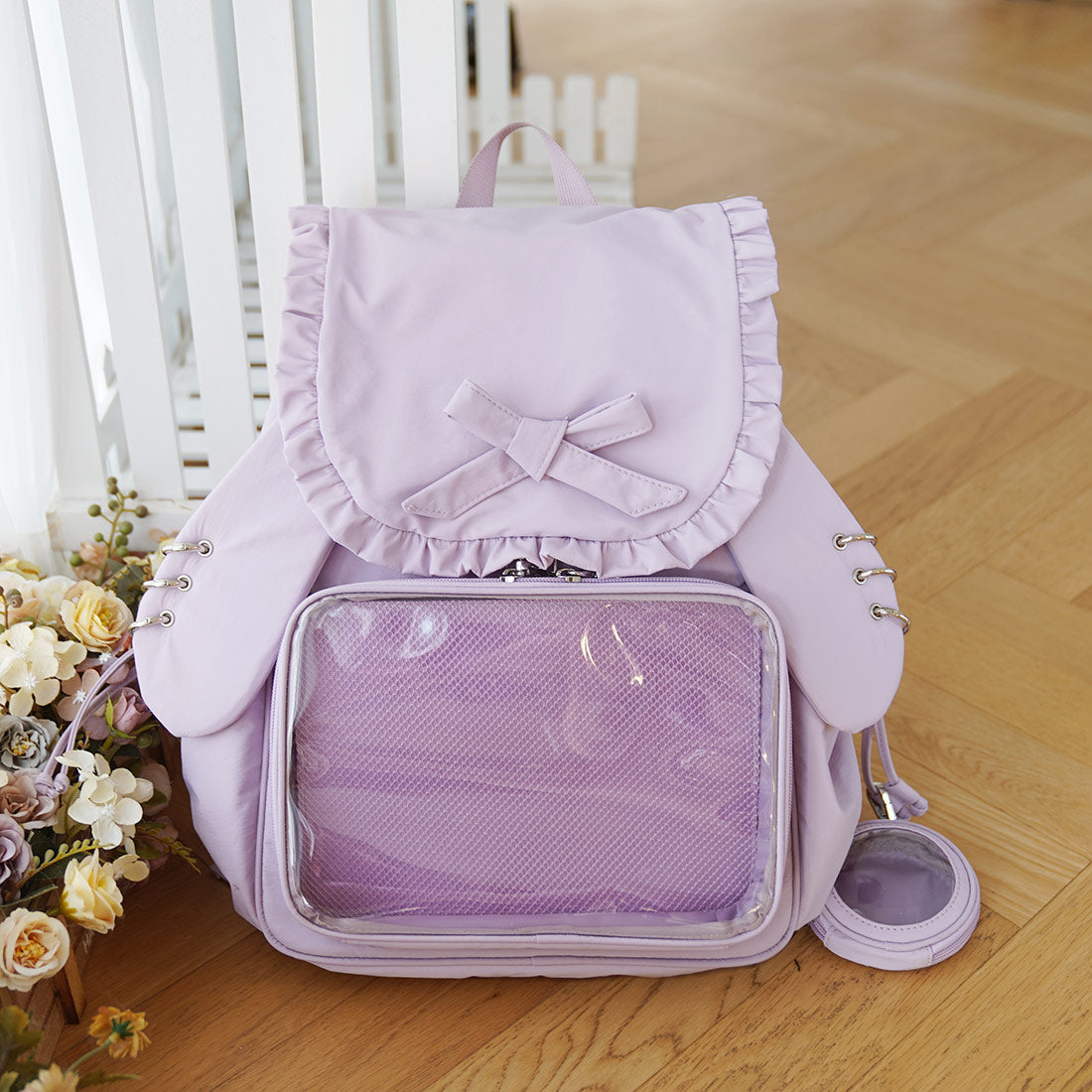 Ruffled Bowknot Rabbit Backpack SE23805