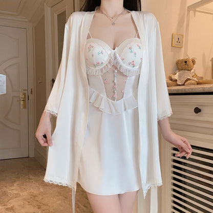 Sexy Flower Nightgown Dress SE23460