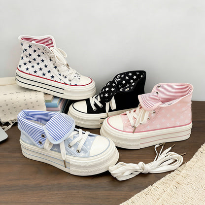 Star Striped Canvas Shoes SE23941