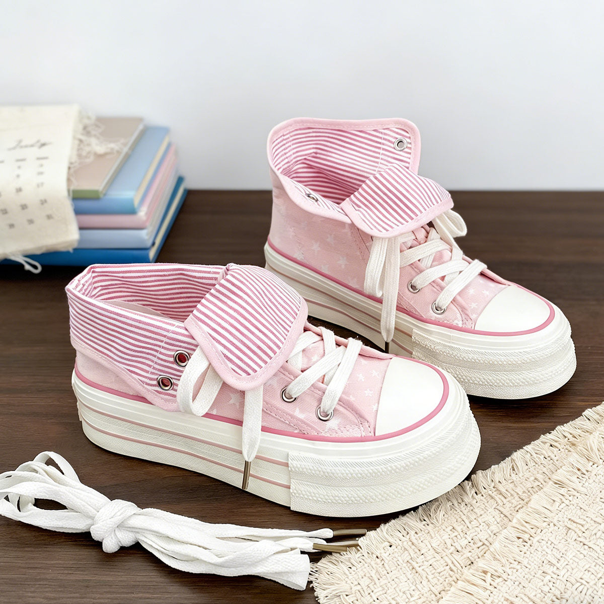 Star Striped Canvas Shoes SE23941