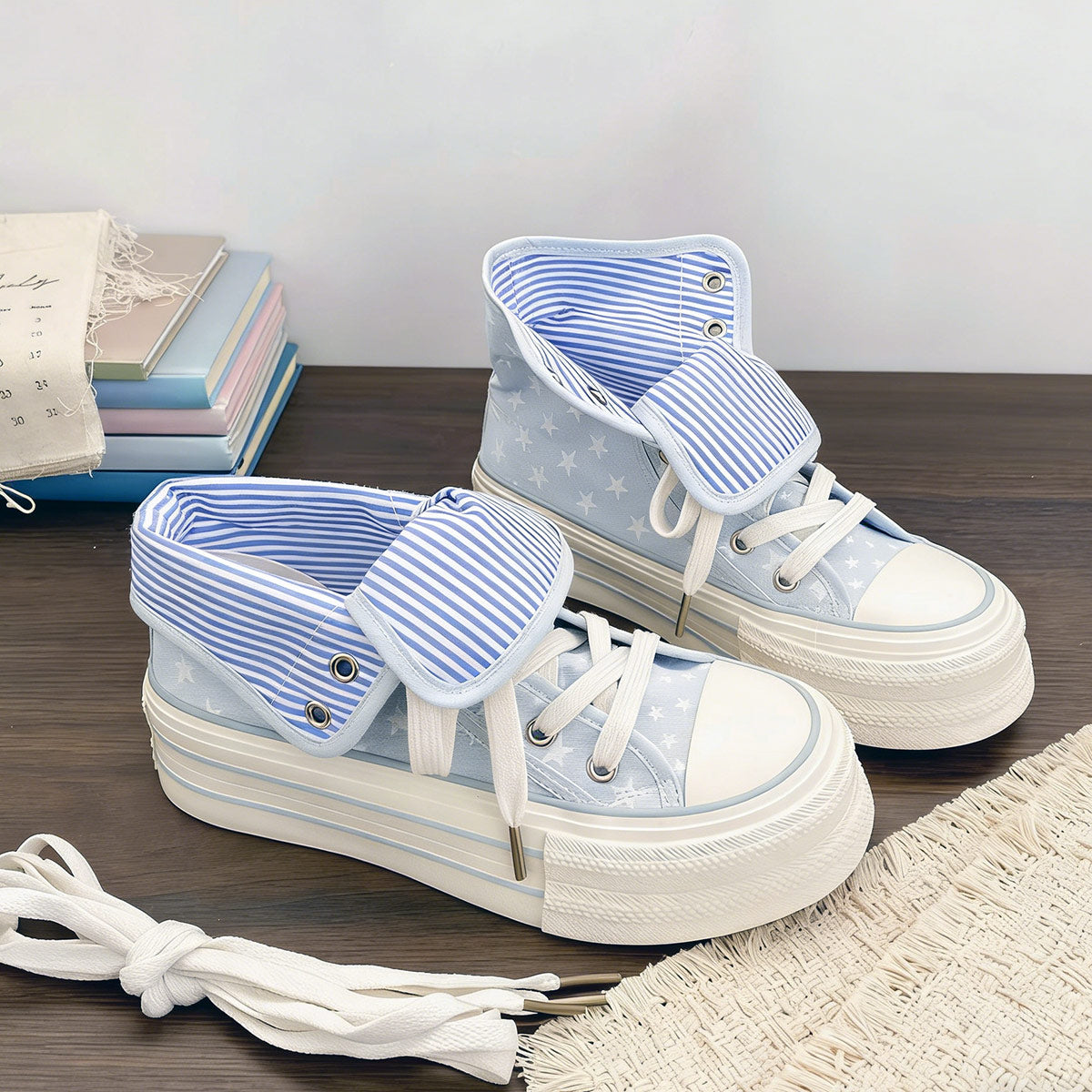 Star Striped Canvas Shoes SE23941