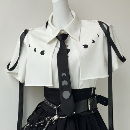 Star and Moon Shirt Skirt Set SE23744