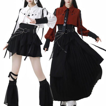 Star and Moon Shirt Skirt Set SE23744