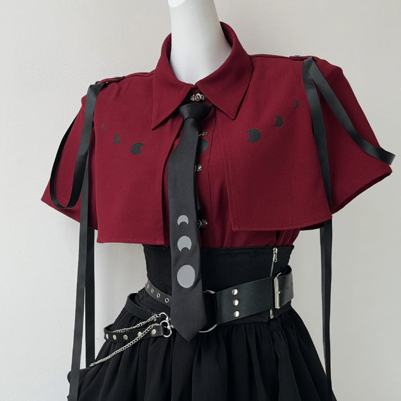 Star and Moon Shirt Skirt Set SE23744